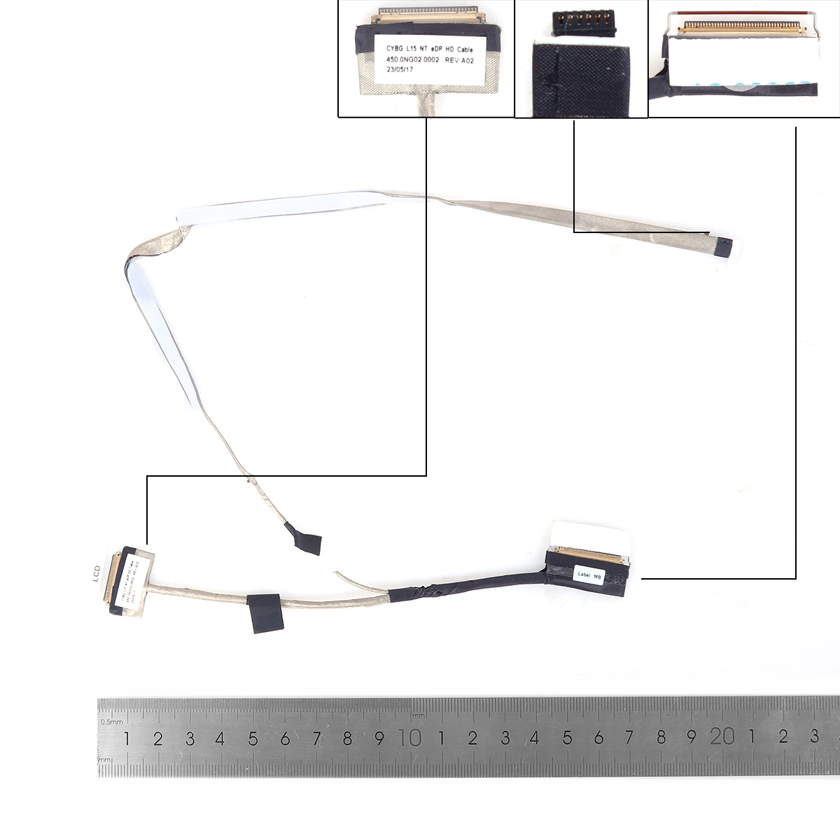 Picture of New LCD Display Screen Cable Replacement  For Dell Latitude 3520 E3520 30pin 0.5.